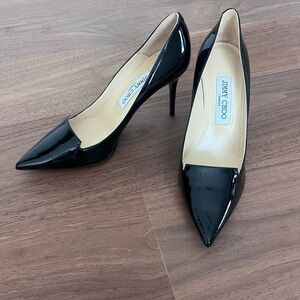 Jimmy Choo Black Patent Leather Heels